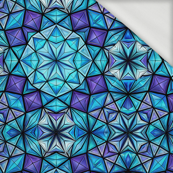 Stained Glass wz. 32 - looped knit fabric