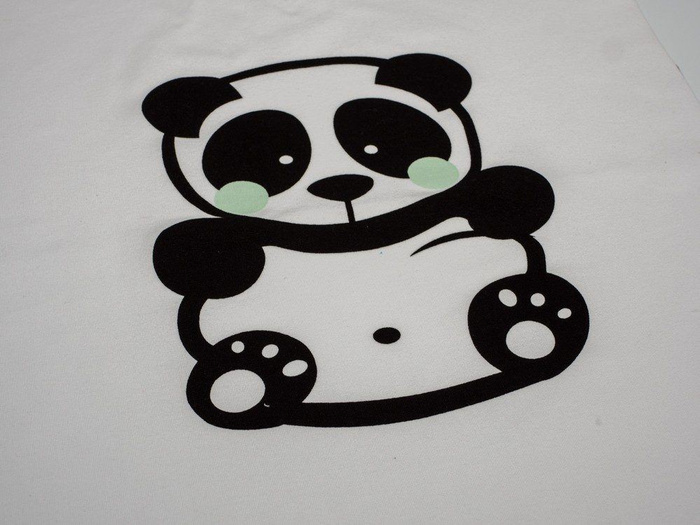 PANDA PANEL / MINT size "S" 38x41 cm - white PE240 (front)