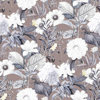 LUXE BLOSSOM M. 2 - bio single jerset mit Elastan Sommersweat