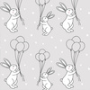 HAPPY BUNNY WZ. 7 - Slub Weave