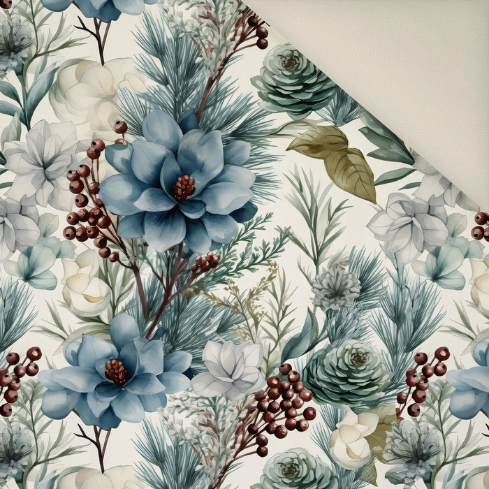 WINTER FLOWERS WZ.3- Upholstery velour