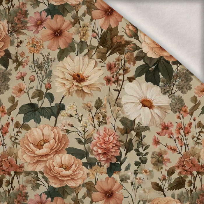 Flowers wz. 67 - Wintersweat angeraut mit Elastan ITY