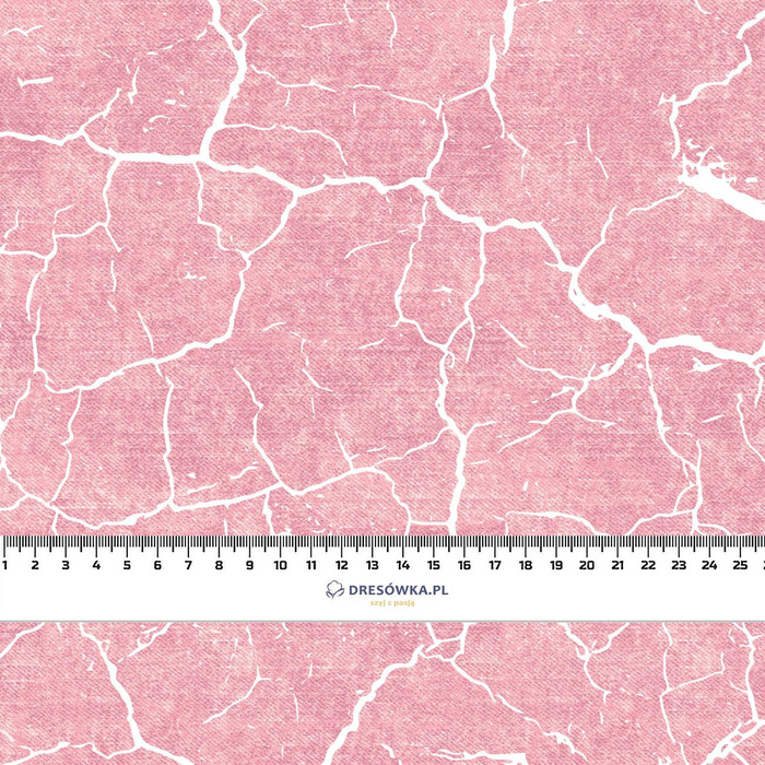 SCORCHED EARTH (white) / ACID WASH (rose quartz) - single jersey with elastane 