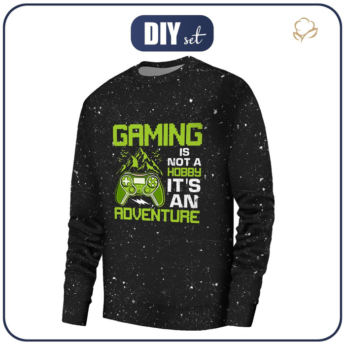 MEN’S SWEATSHIRT (OREGON) BASIC - GAMING PAT. 2 - sewing set L