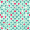 GLITTER DOTS PAT 3 - looped knit fabric