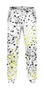 CHILDREN'S JOGGERS (LYON) - SPOTS / BLACK - GREEN (DIA DE LOS MUERTOS) - looped knit fabric (122/128)