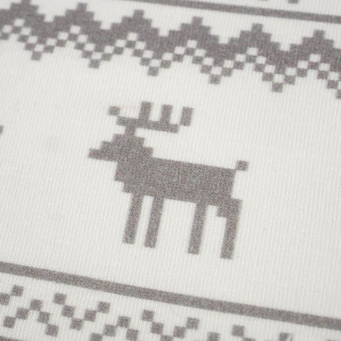 REINDEERS PAT. 2 /  light grey - Woven Fabric for tablecloths