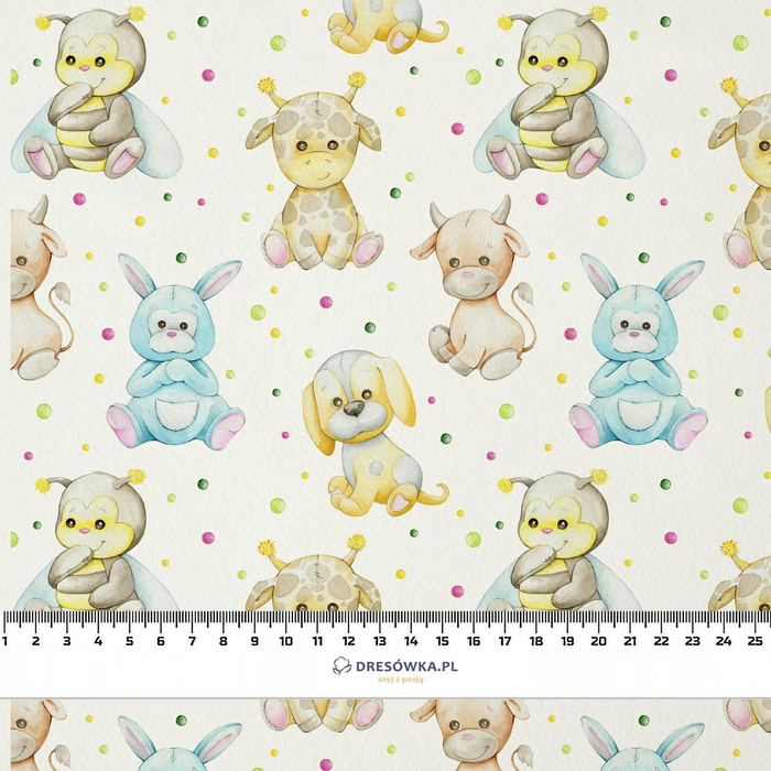 CUTE MASCOTS - Mušelín bavlněný