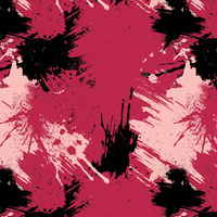 SPLASH PAT. 1 / viva magenta - Hydrophobic brushed knit