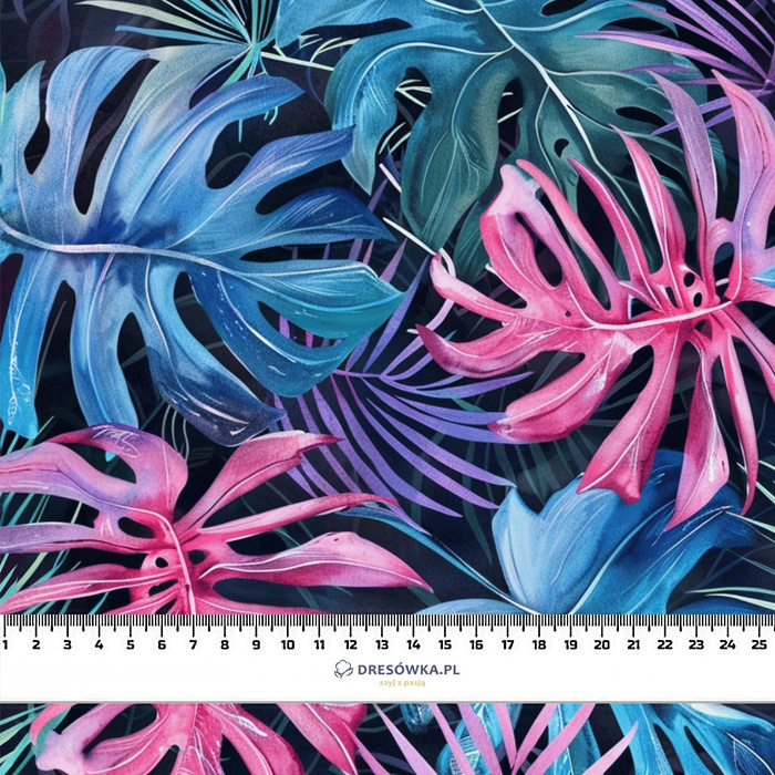 MONSTERA / JUNGLE wz.11 - Viskose Webware