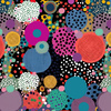 RETRO GEOMETRIC WZ. 7 - looped knit fabric