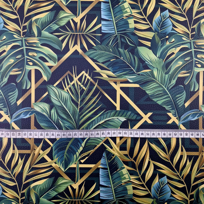 WILD JUNGLE wz.4 (MONSTERA) - thick pressed leatherette