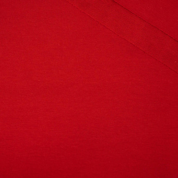 D-18 RED - looped knitwear with elastan