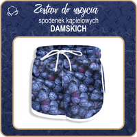 Women’s boardshorts - BLUEBERRIES S