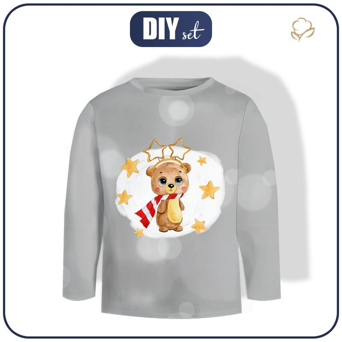 Longsleeve - LEO THE WINTER BEAR - single jersey (98/104)