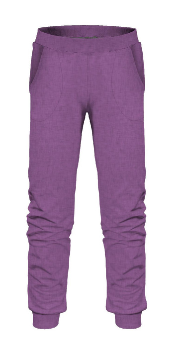 KINDER-JOGGINGHOSE (LYON) - ACID WASH / VIOLETT - Sommersweat (98/104)