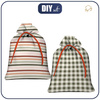 Gift pouches - STRIPES / CHECK - sewing set