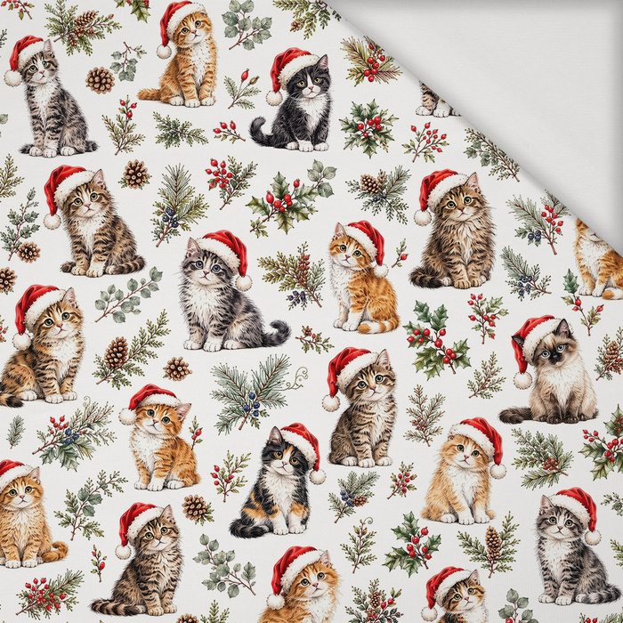 CHRISTMAS PETS WZ. 1 - Jersey wiskozowy