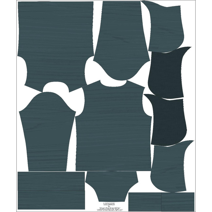 MEN’S HOODIE (COLORADO) - STRIPES - sewing set XXXL