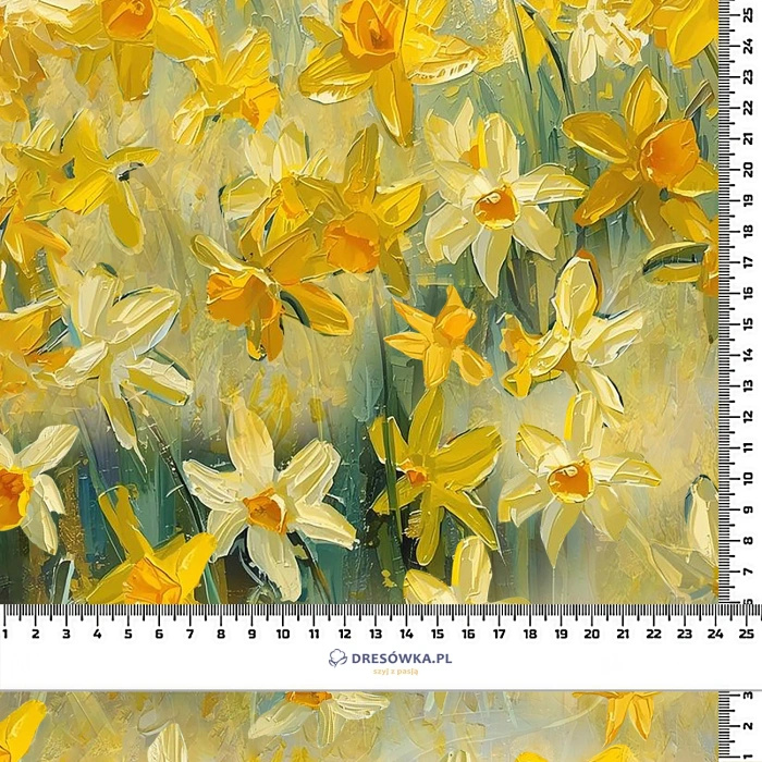 FLOWERS MEADOW WZ. 5 - Minky plyš