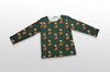 RED PANDA WITH SCARF / bottle green (RED PANDA’S AUTUMN) - softshell