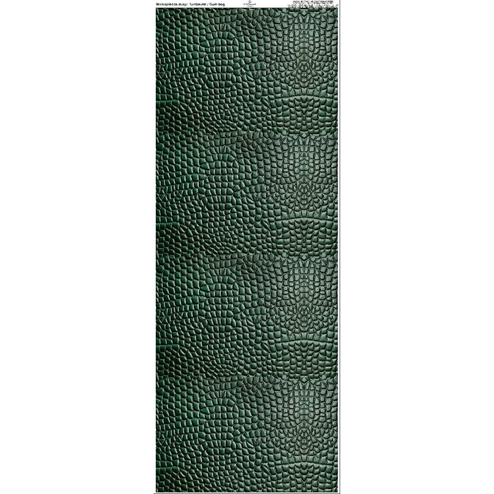 TURNBEUTEL - LEATHER PATTERN MS.17 - klein