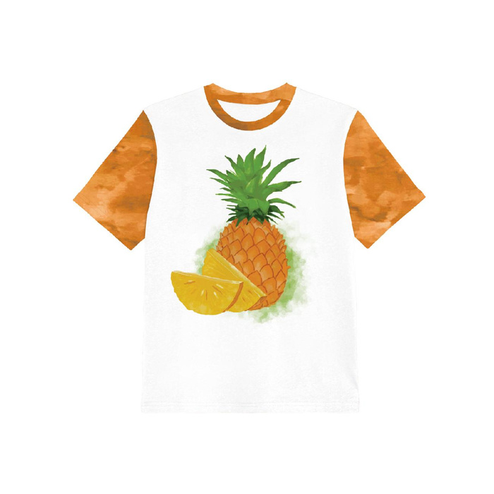 T-SHIRT DZIECIĘCY - ANANAS - single jersey (140/146)