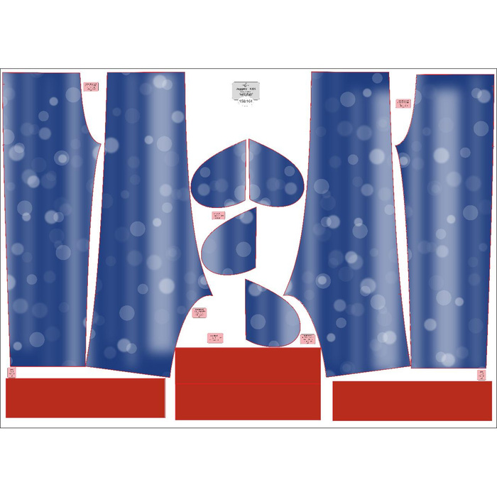 KID'S JOGGERS (ROBIN) - ANIMATED FOX / background - sewing set