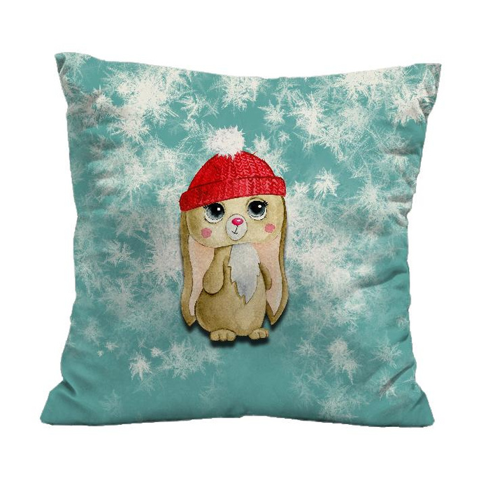 CUSHION PANEL - MIA THE WINTER BUNNY