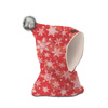 Kid’s hood cap sewing set - SNOWFLAKES PAT. 2 / red - red