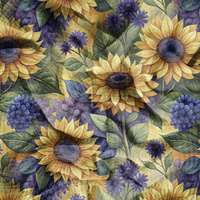 Sunflowers wz. 4 - Muślin bawełniany