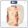 HERREN SWEATSHIRT - SPIELE (retro) / vanilla -  Elastischer Wintersweat M