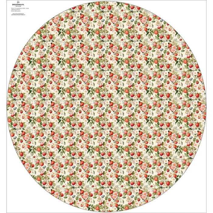 Panel pro kruhovou sukni - TUTTI FRUTTI WZ. 8