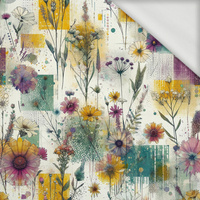 FLORAL REVERIE WZ. 12 - dresówka pętelkowa