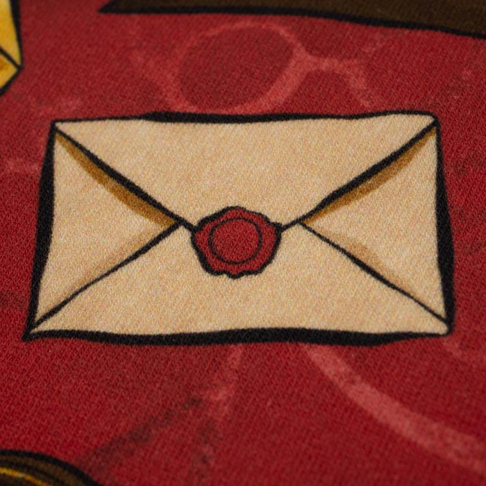 MAGIC MIX PAT. 1 (MAGIC SCHOOL) / red - Cotton woven fabric