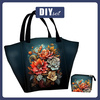 Torba XL z saszetką 2 w 1 - Bouquet of flowers wz.5 - zestaw do uszycia