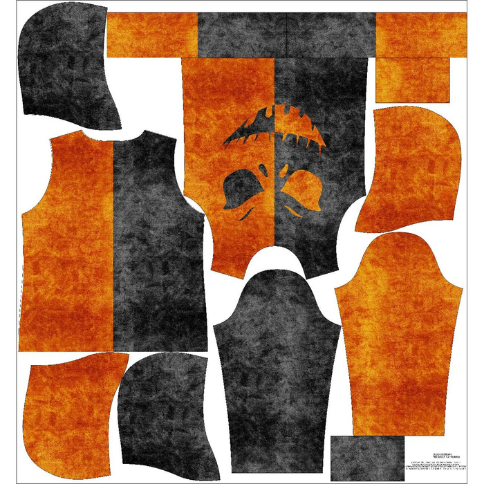 CLASSIC DAMEN HOODIE (POLA) - KÜRBIS - Nähset L