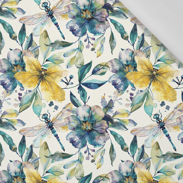 Butterfly & Flowers wz.8 - Baumwoll Webware