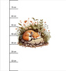 SLEEPING FOX - PANEL (75cm x 80cm) tkanina wodoodporna