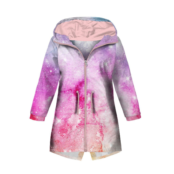 KIDS PARKA (ARIEL) - WATERCOLOR GALAXY PAT. 5 - softshell (134/140)