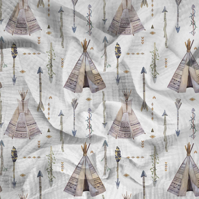INDIAN / tipi - Baumwoll Musselin