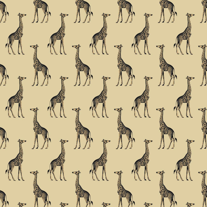 GIRAFFEN (SAFARI) - Baumwoll Webware