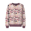 Pink Vintage Christmas wz. 1 - French Terry mit Elasthan