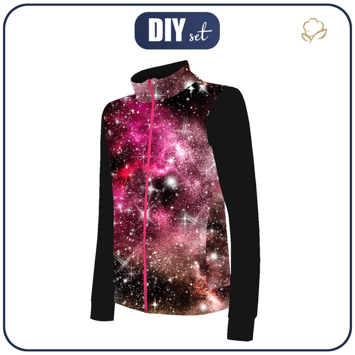 "MAX" CHILDREN'S TRAINING JACKET - WATERCOLOR GALAXY PAT. 9 - Functional fabric (134/140)