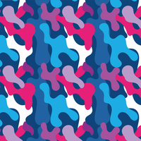 NEON CAMOUFLAGE PAT.1 - single jersey with elastane