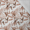 FLOWERS WZ.11/ Mocha Mousse  - Cotton muslin