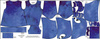 KINDER HOODIE (PARIS) - BLUE HEDGEHOG - Nähset (146/152)