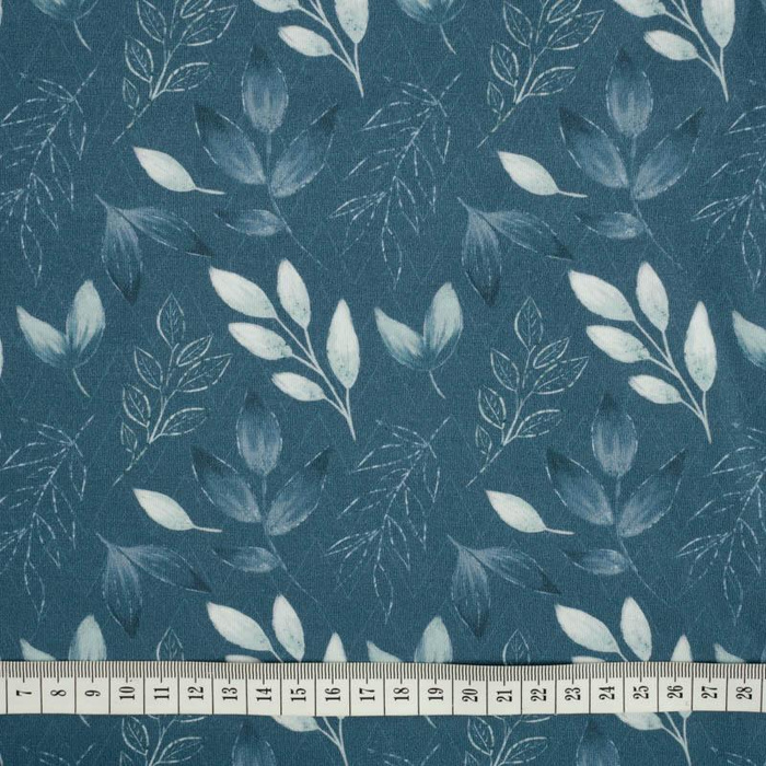 LEAVES pat. 9 - single jersey with elastane