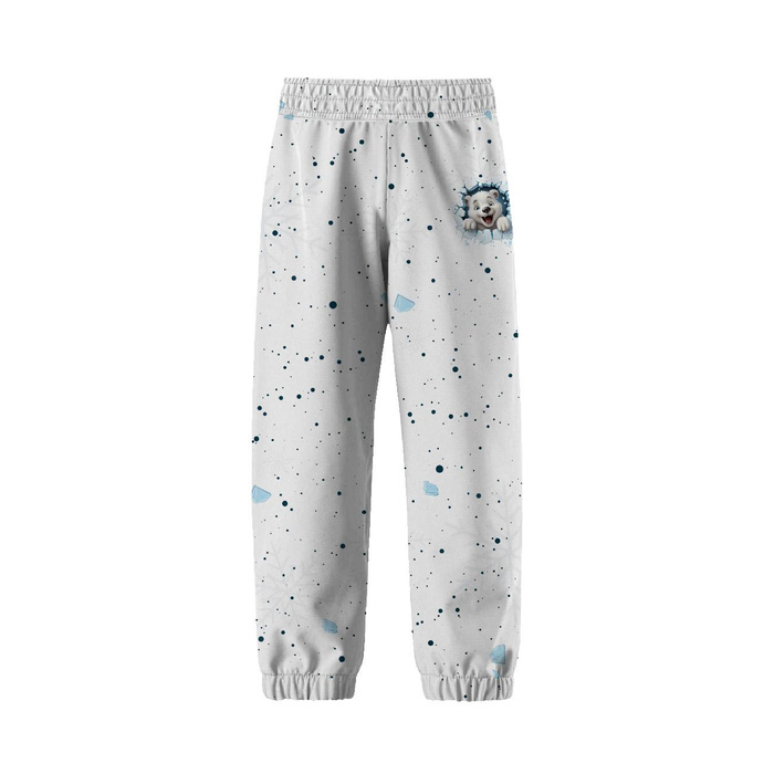 CHILDREN'S SOFTSHELL TROUSERS (YETI) - HAPPY BEAR - sewing set (146/152)