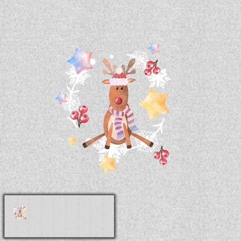 SOB MIX (VÁNOČNÍ SOBI) - PANORAMICKÝ PANEL (60 x 155cm)